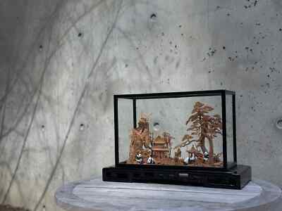 Exquisite Asian Art Diorama   Royal Heritage Piece of High Value