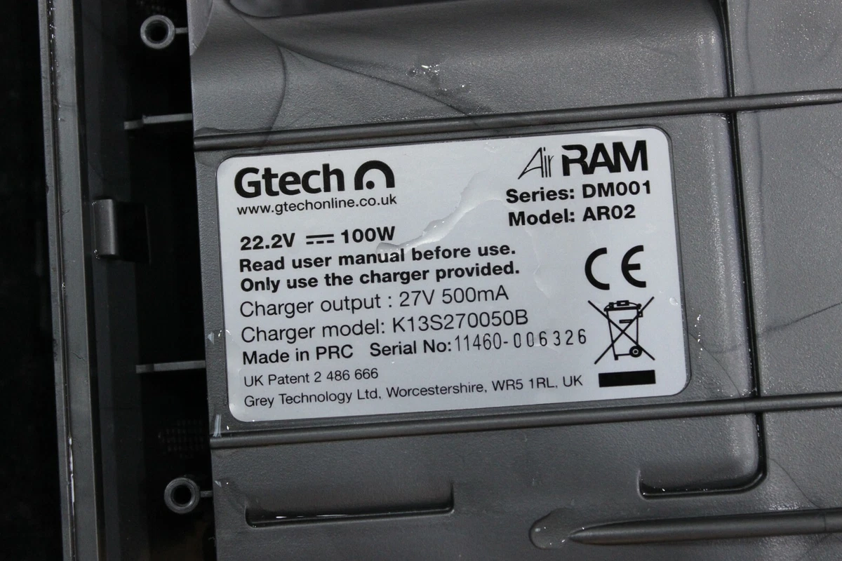 04 Genuine Gtech Air Ram Mk1 DM001 AR02 Parts Bin Motor Battery Wheel Etc