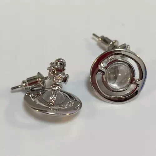 Vivienne Westwood Earrings Pierce Petite Orb Silver w Vivienne Westwood Earrings Pierce Petite Orb Silver w