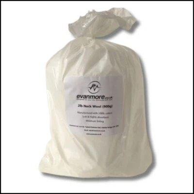EVANMORE Neck Wool 2lb 100% Cotton Highly Absorbent Minimum Linting