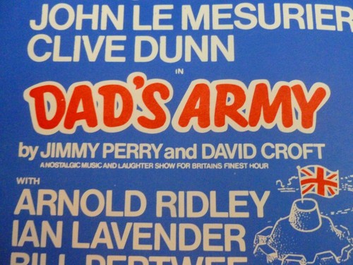 Dads Army Arthur Lowe Le Mesurier Arnold Ridley Billingham Theatre Flyer 1975 - Picture 5 of 5