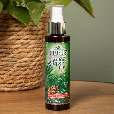 SAMUEL ALEXANDER 114ml White Winter Fir Scentsicles Christmas Decoration Spray Mist