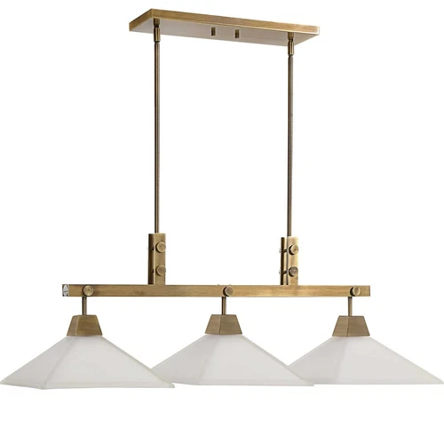 BROOKDALE 45" ENRICHED INDUSTRIAL STYLE CHANDELIER DINING KITCHEN LIGHT 21346 - Picture 2 of 4