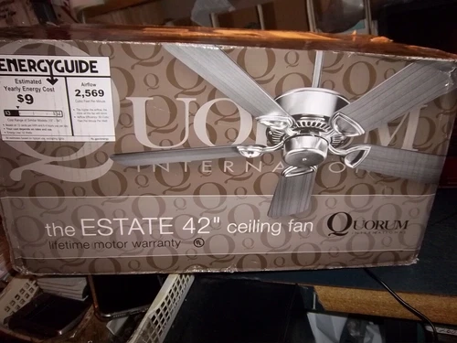 Quorum Lighting - 42``Ceiling Fan - Ceiling Fan - Estate - Ceiling Fan 43425-86 - Picture 2 of 2