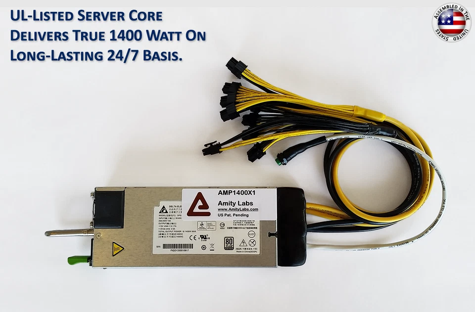 Cryptocurrency Mining Power Supply For Any Antminer S9 - APW3/APW7 Replacement - Image 2 of 4