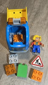 Lego Duplo 10812 Town Truck & Tracked Excavator Construction Set Incomplete