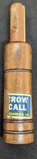 Vintage Faulks Walnut Crow Call C-50 Lake Charles, La. Pre-owned