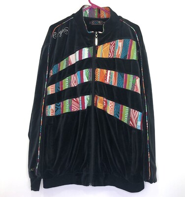 トップス COOGI 6XL Switching velours track jacket Vintage Coogi Velour Track Jacket Cosby Sweater Mens 2XL* | eBay