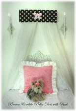 Shabby Chic Crib Canopy NuRsErY Bed Crown Teester BEDROOM Cornice VALANCE SALE