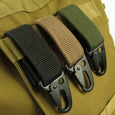 Tactical Duty Belt Keeper Key Holder Metal Police Key Clip Military Molle Hook