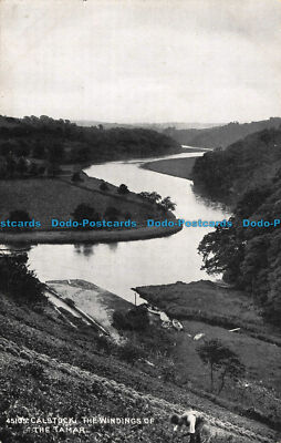 R042820 Calstock. The Windings of the Tamar. Photochrom. Exclusive