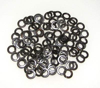 Tattoo Machine 100 #8 Black Lock Washers, Binder Parts