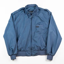 Vintage Members Only Blue Racer Bomber Jacket Men’s L 42 Classic Iconic Style