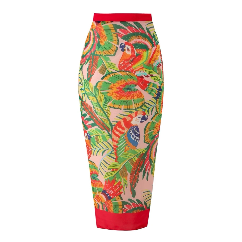 Damen Drucken Overall Jumpsuit Sommer Elegant Weites Bein Langhose Hosenanzug DE - Bild 2 von 3