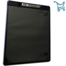 3 Disc 4K UHD Replacement Case Black 12.5mm DVD Blu-ray Standar Packaging