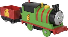 Thomas Friends Motorized Toy Train Percy Battery-Powered Engine - Fisher-Price