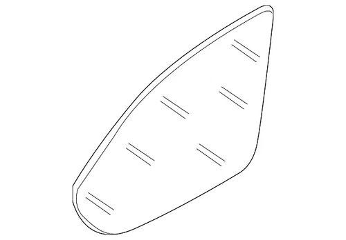 Genuine Volkswagen Mirror Glass 3G8-857-522