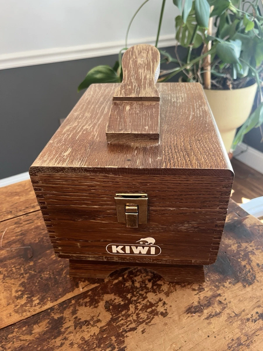 Kiwi Wooden Vintage Shoe Shoe Shine Boxes for sale | eBay