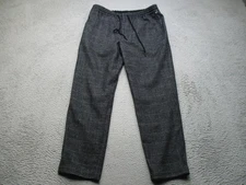 BLDWN Damon Pants Mens XL Gray Wool Blend Glen Plaid Trousers