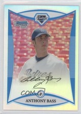 2008 Bowman Draft Prospects Chrome Refractor Anthony Bass #BDPP58 0a1