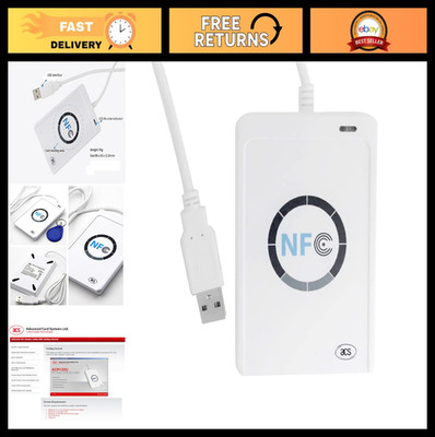 Contactless IC Card Reader Writer USB, NFC ACR122U, SDK Included, IC Card Suppor