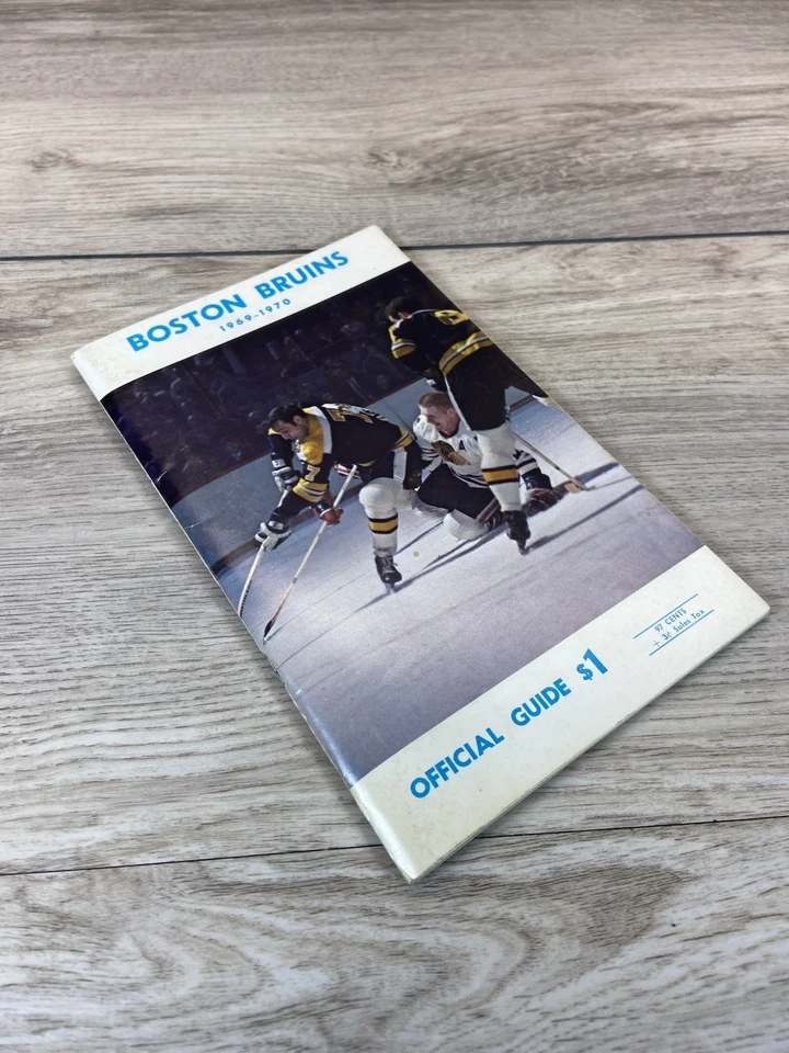 1969-70 Boston Bruins Ice Hockey Official Guide Authentic NHL Press & Media - Image 3 of 4