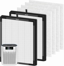 4-Pack H13 True HEPA Filter Replacement for KNKA AP2000WF Air Purifier