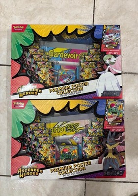Mega Evolution Ascended Heroes Premium Poster Collection New Sealed  SHIPS TODAY