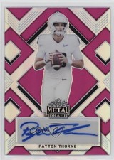 2022 Leaf Metal Draft Pink Prismatic /20 Payton Thorne #BA-PT1 Auto 0eo6