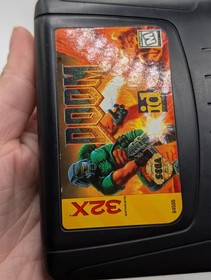 Doom Sega 32X W/ Original Box & Game Cart - No Manual - Authentic Tested