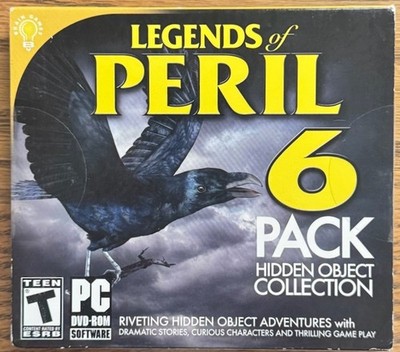 On Hand ~ Legends of Peril ~ PC DVD-Rom ~ 6 Pack Hidden Object Collection
