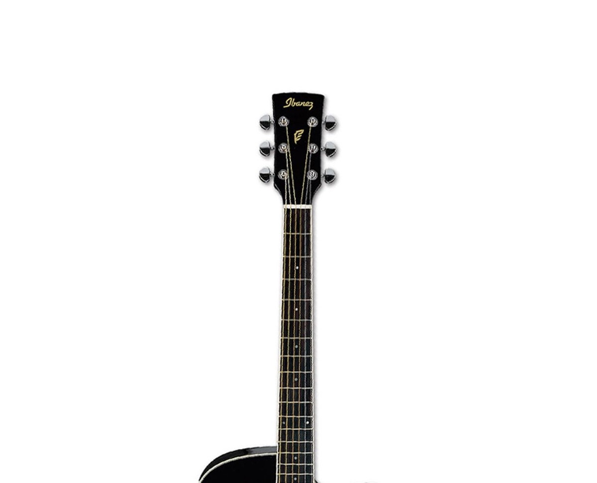Ibanez PF15ECEBK 6 String Acoustic-Electric Guitar - Black