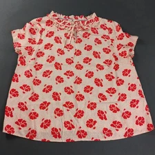 Boden Women's Silk Floral Top Size (U.S) 14 Multicolor Piter Pan Neck