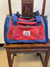 Vintage Sherpa American Airlines Pet Carrier Medium Nylon Meshed With Strap