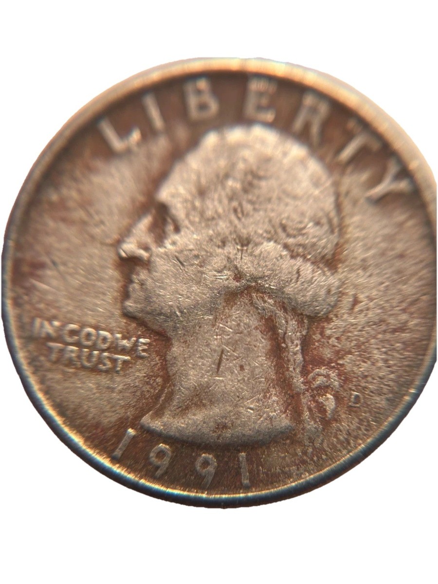 1991 D Washington Quarter Anneal Error Black Beauty | eBay
