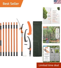 Superior Manual Pole Saw 7.3-27 ft - Durable Branch Trimmer with Safety Features