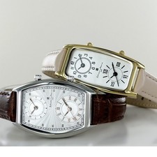 Par de relojes Salvatore Mara pareja aniversario SM23107-SSWHBR SM19155-GDWH-BE