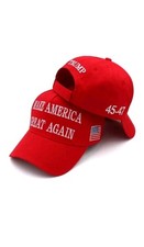 President Donald Trump 45-47 Hat 2024 Make America Great Again MAGA Red     