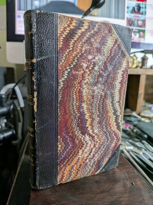 Antique Sir Walter Scott Poetical Works Vol IV Lady of the Lake Half Leather