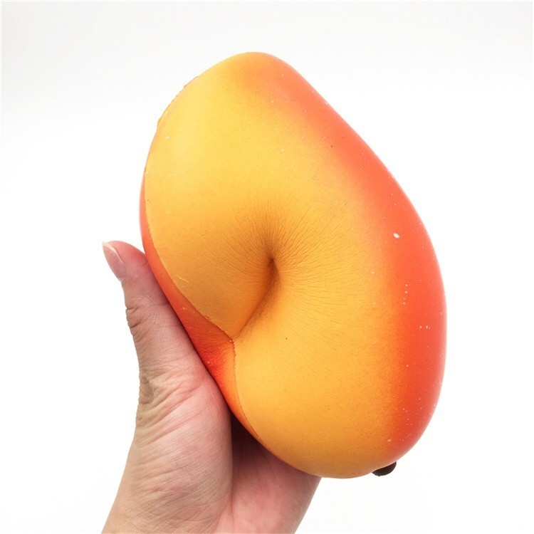 Slow Rising Mango Squishy Toy Realistic Fruit Shape Stress Relief Sensory Toy