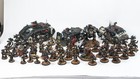 Warhammer 40k space marines Black templars army 2k points painted + codex