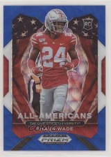 2021 Panini Prizm Draft Picks All-American Blue Wave /249 Shaun Wade #191 z5b