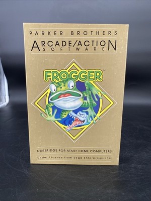 Frogger Atari 400 800 1200XL XE CIB Complete In Box Retro Vintage