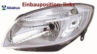 Abakus 665-1114L-LD-EM Hauptscheinwerfer Links Scheinwerfer FüR Skoda