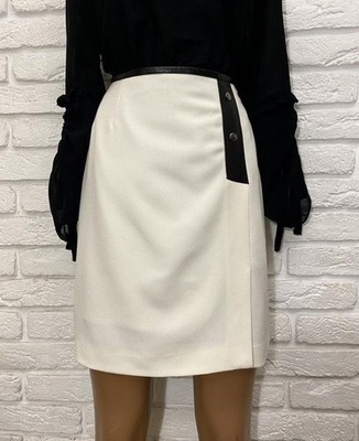 Women Raf Simons Skirt Black Elastane 36