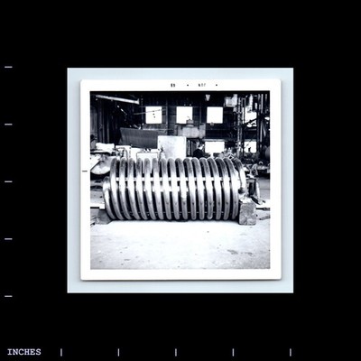 Old Square Photo ABSTRACT UNUSUAL METAL COIL 1969 FACTORY WORKSHOP