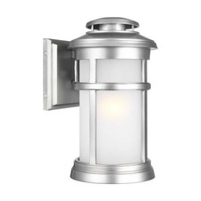 Newport Outdoor Wall Lantern Painted Brushed Steel