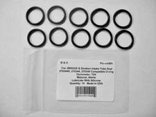 10 Briggs & Stratton Seal Intake 270344S, 270349 Compatible O-rings / R&S 116BS 