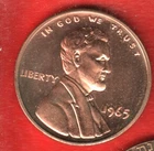 1965 Lincoln Coin Memorial Big Penny, Sudbury, Canada