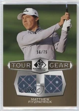 2024 SP Game Used Tour Gear Gold /75 Matthew Fitzpatrick #TG-MF Rookie RC